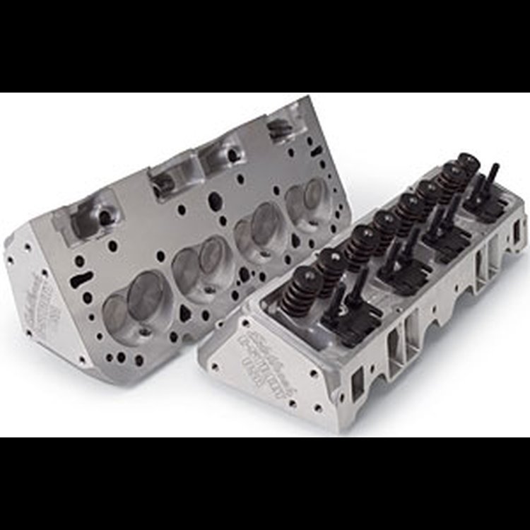 5089-R *REMAN - E-Street Cylinder Heads 1986 & Earlier Small Block Chevy 185cc Intake Ports 64cc Combustion Chambers