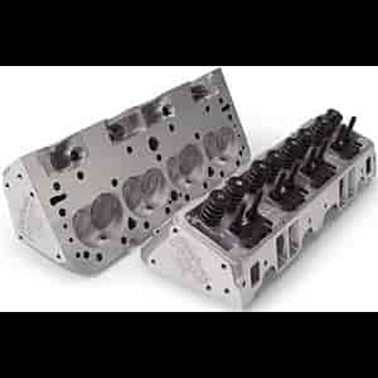 5089 *USED - E-Street Cylinder Heads 1986 & Earlier Small Block Chevy 185cc Intake Ports 64cc Combustion Chambers