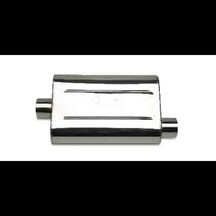 304 Series Muffler 2.5 in single inlet/outlet