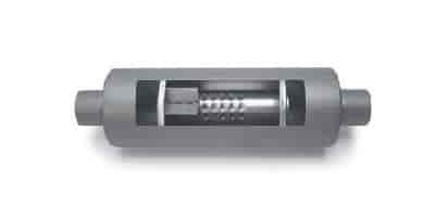 Diesel Replacement Muffler Cutaway 4" inlet and outlet