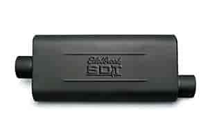 Sound Deflection Technology Muffler Inlet & Outlet: 3"