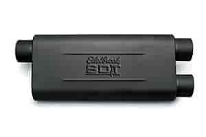 Sound Deflection Technology Muffler Inlet & Outlets: 2-1/2"