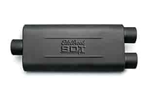 Sound Deflection Technology Muffler Inlet: 3" & Outlets: 2-1/2"