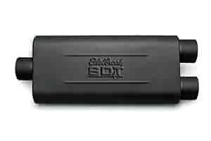 Sound Deflection Technology Muffler Inlets: 2-1/4" & Outlet: 3"