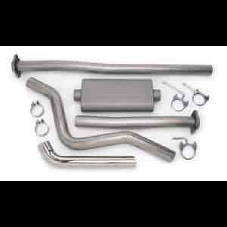 CAT BACK SYSTEM 2007-08 CHEVY / GMC FULL SIZE PKUP (SIDE OUT)