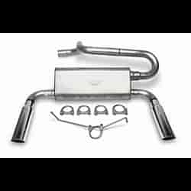 PT Cruiser 2000-01, 2.4L, dual 2-1/4" rear split exit