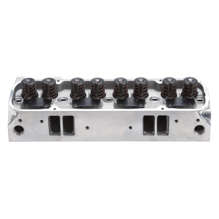 Performer RPM Polished Aluminum Cylinder Head for Pontiac V8
