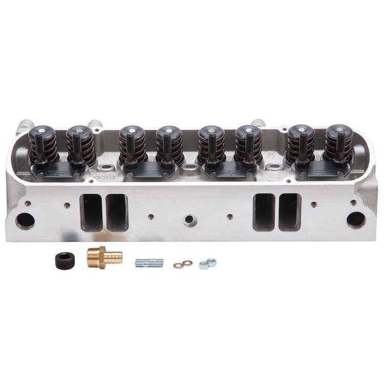 61595 Performer D-Port Cylinder Head for Pontiac V8