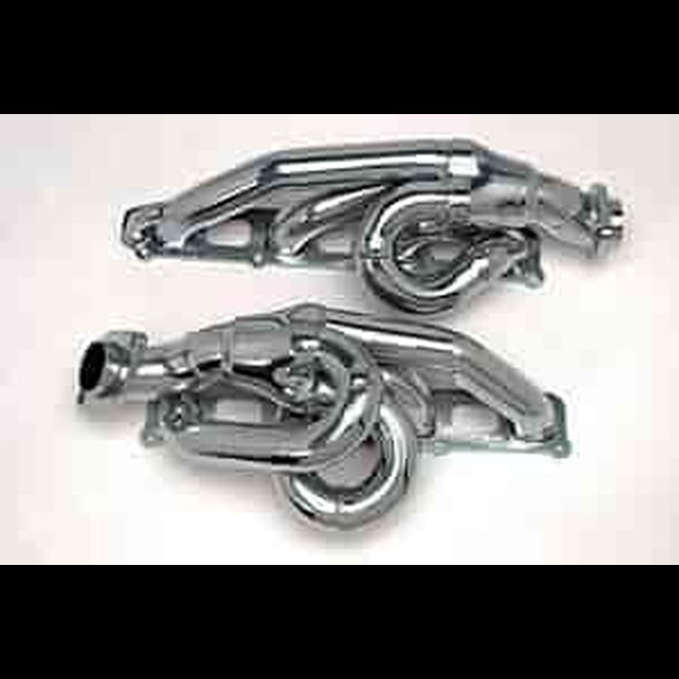 Hdr 03-04 Ram 5.7l Coated Shorty Headers w/Ceramic Coated Finish