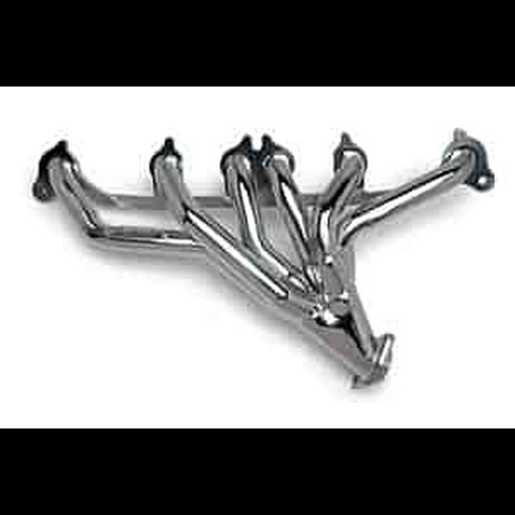 Hdr 91-99 JEEP 4.0L Coated Shorty Headers w/Ceramic Coated Finish