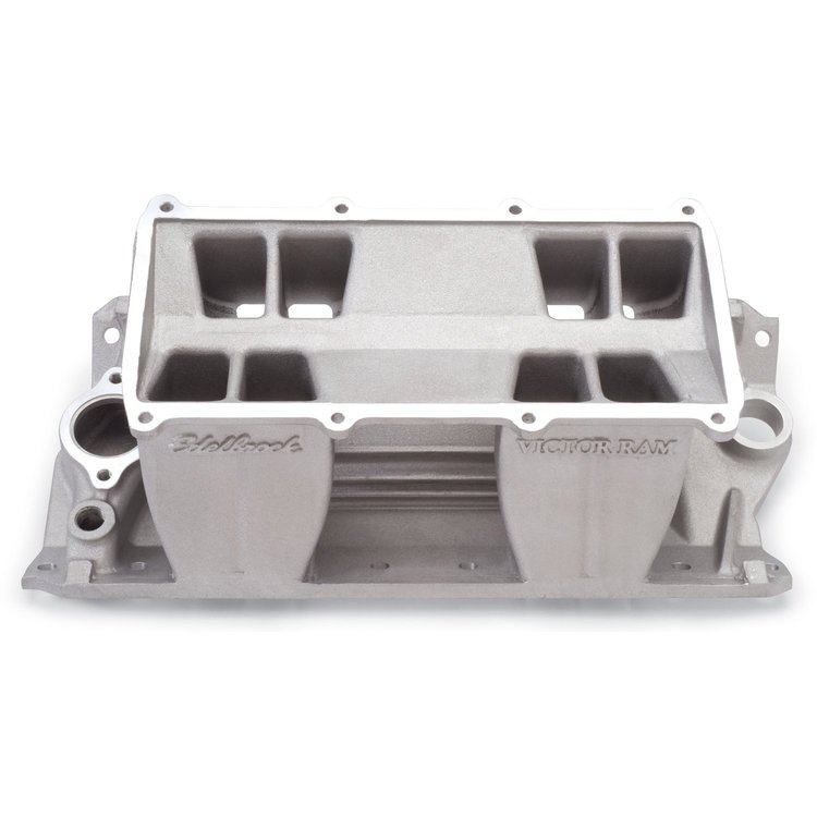 Victor Ram 23° Tunnel Ram Intake Manifold Base only for Small Block Chevy