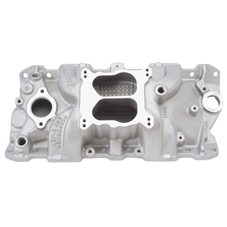 Performer RPM Q-Jet Intake Manifold 1955-86 Small Block Chevy 262-400