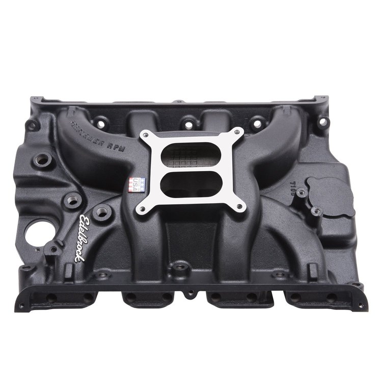 Performer RPM FE Ford Intake Manifold Black Powder Coated