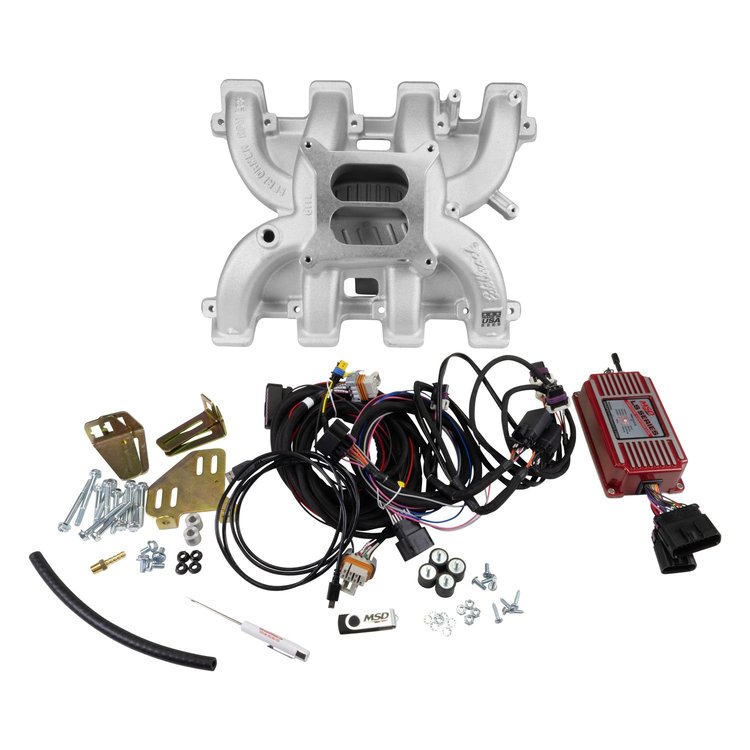 71196 Performer RPM Small Block Chevy LS3 Intake Manifold with Timing Control Module