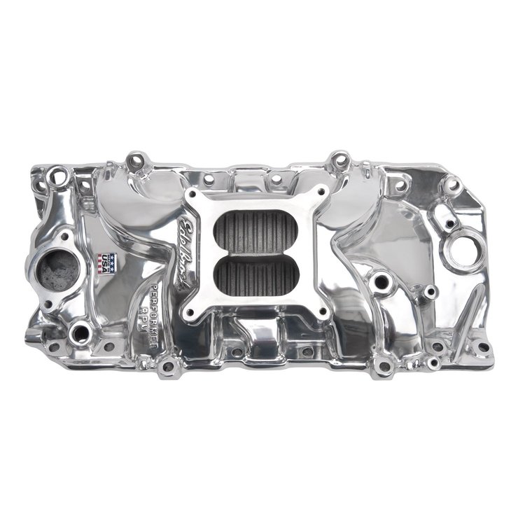Performer RPM 2-O Intake Manifold Big Block Chevy 396-502 (Oval Port)