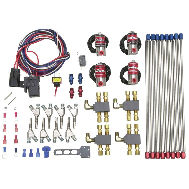 Victor Direct Port Nitrous Kit for V8 100-250 HP with E2 Nozzles