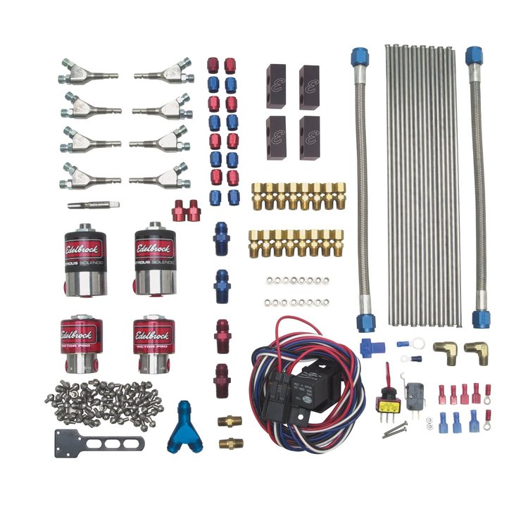 Super Victor Direct Port Nitrous Kit for V8 200-500+ HP with E2 Nozzles