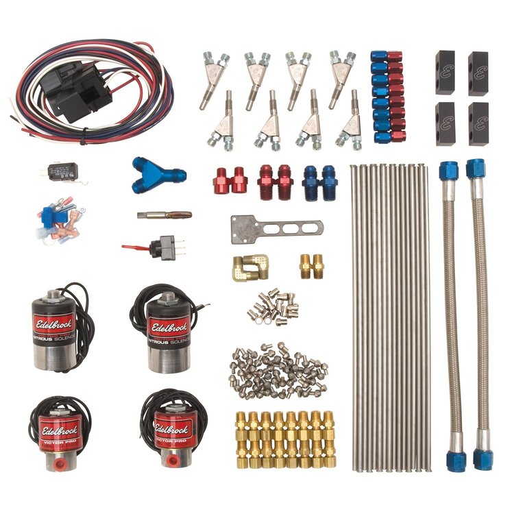 Super Victor Direct Port Nitrous Kit for V8 200-500+ HP with E3 Nozzle