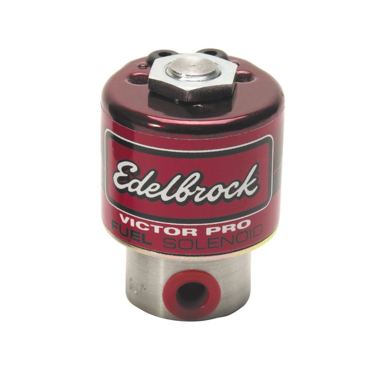 Victor Pro " Small Base" Fuel Solenoid 500+ HP at 6 PSI with 1/8" NPT Inlet & Outlet