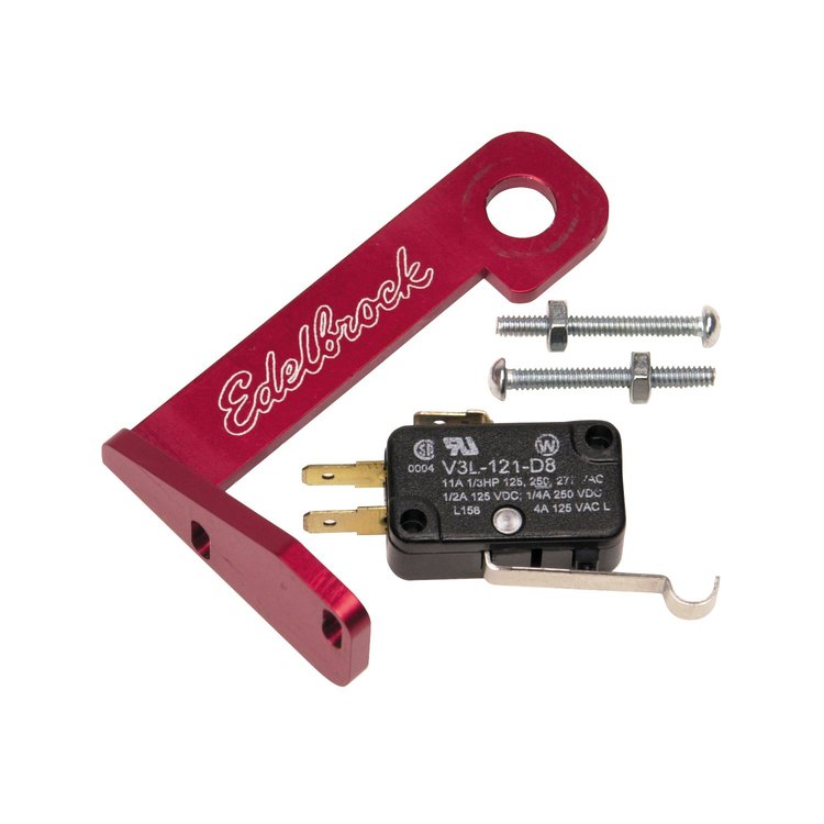Microswitch and Bracket Kit For Edelbrock Performer & Thunder Series AVS Carburetors