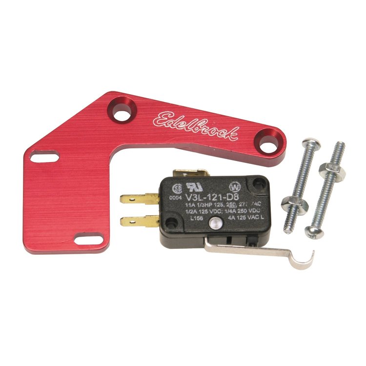 Microswitch and Bracket Kit For Holley Standard Flange Carburetors W/O Choke