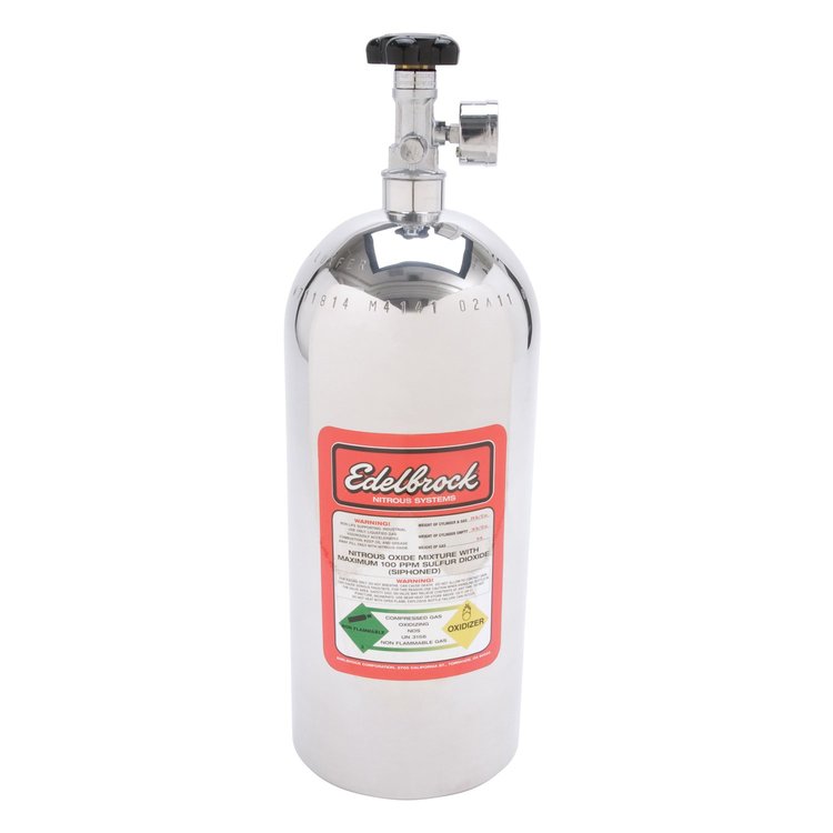 Nitrous Bottle 10 lb. in Polished Finish