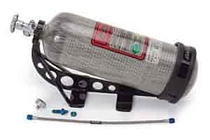 Universal Nitrous Show Bottle Kit Includes Carbon Fiber Bottle/Bracket/Trunk Related Components