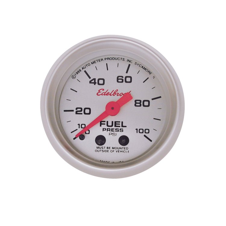 Standard Fuel Pressure Gauge 2-5/8" Face