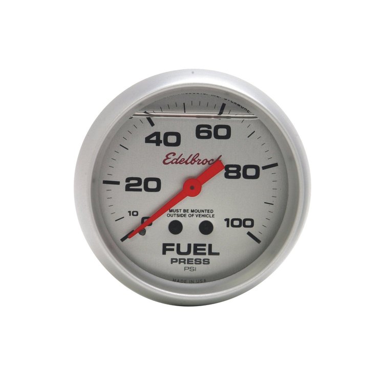 Liquid Filled Fuel Pressure Gauge 2-5/8" Face