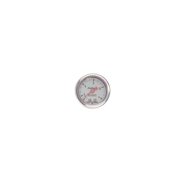 Liquid Filled Fuel Pressure Gauge 1-1/2" Face