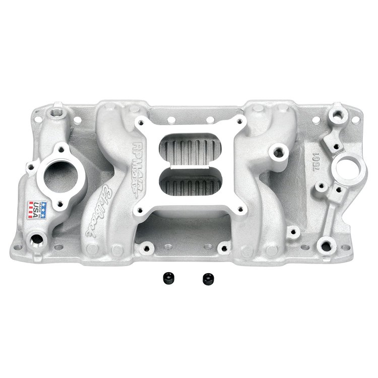 7501 RPM Air Gap Intake Manifold for 1955-1986 Small Block Chevy 262-400