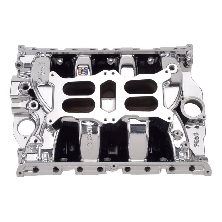 RPM Air-Gap Dual-Quad FE Ford Intake Manifold Endurashine