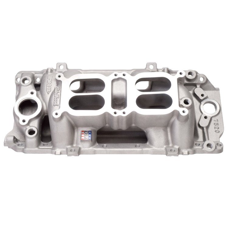 RPM Air-Gap Dual-Quad Manifold 1975 and Earlier BB-Chevy with Oval Ports