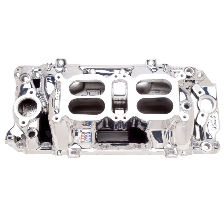 RPM Air-Gap Dual-Quad Manifold 1975 and Earlier BB-Chevy with Oval Ports