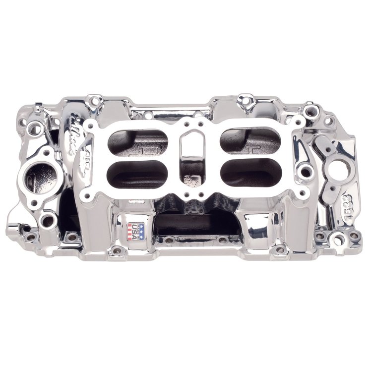 RPM Air-Gap Dual-Quad Manifold BB-Chevy with Rectangular Ports