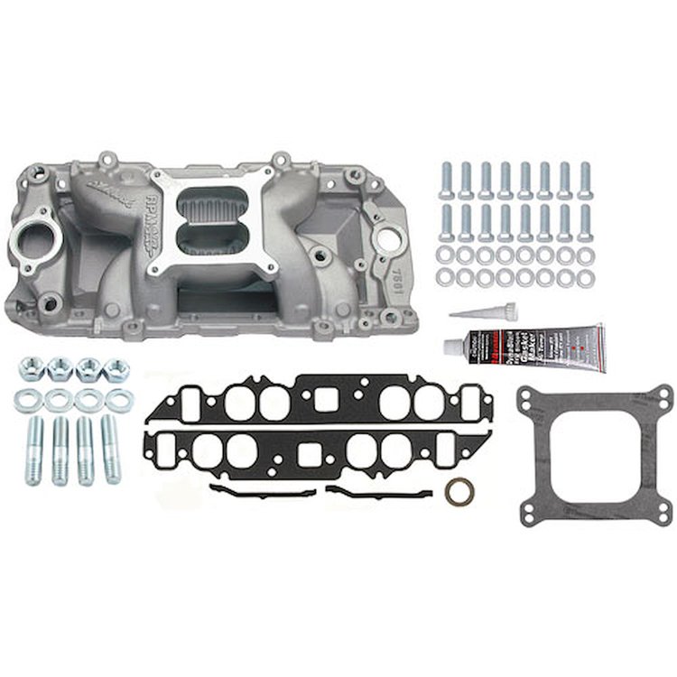 RPM Air-Gap 2-O Intake Manifold Kit Includes: Air-Gap 2-O Intake Manifold