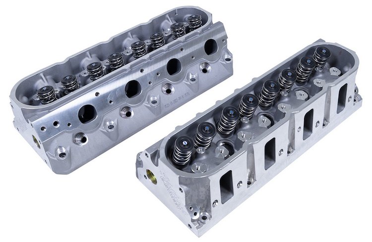 77618 E-Street Aluminum Cylinder Heads for GM Gen IV LS3 Engines [Dual Valve Springs]