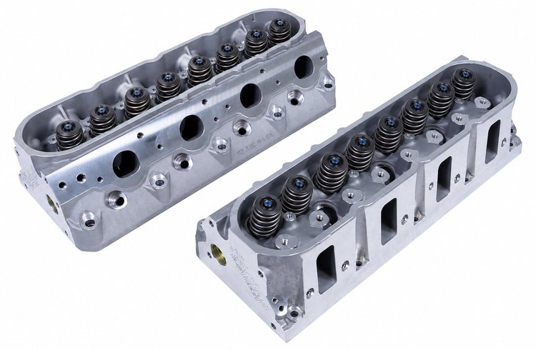 77620 E-Street Aluminum Cylinder Heads for GM Gen IV LS3 Engines [Beehive Valve Springs]