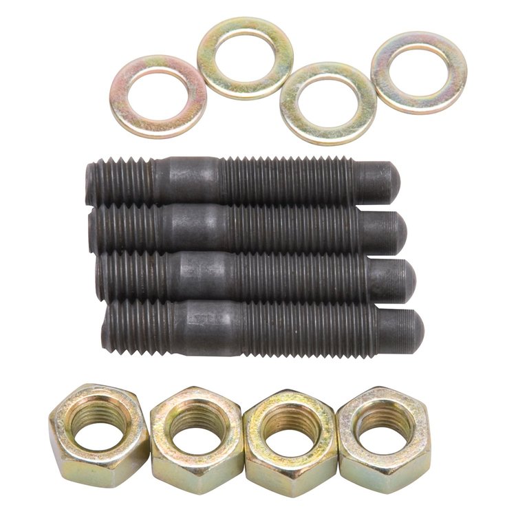 Bull Nosed Carburetor Stud Kit Black Oxide Stud Finish