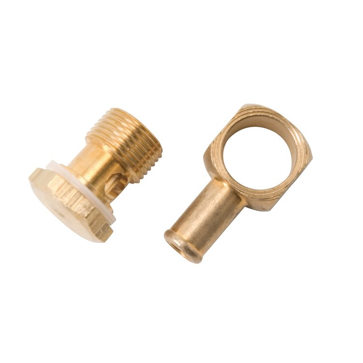 Brass Banjo Bolt and Fuel Fitting for Square Bore and Carter AFB Carburetors