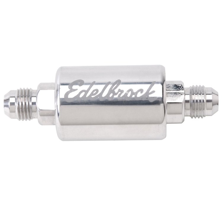 Polished Aluminum -6AN Fuel Filter
