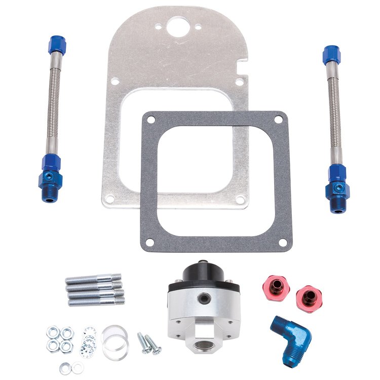 Fuel Pressure Regulator Kit with Plate Mount Bracket for 4500 Series Flange