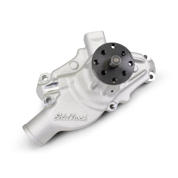 88100 Victor Series Satin Aluminum Water Pump for 1955-1972 Chevy Small Block Cars & Trucks