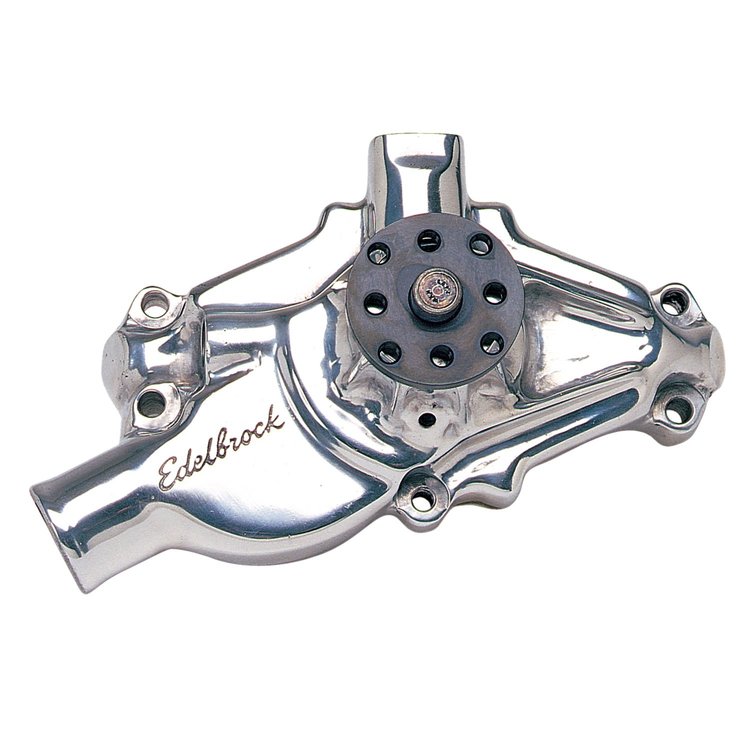 Victor Series Polished Aluminum Water Pump for 1955-1972 Chevy Small Block Cars & Trucks