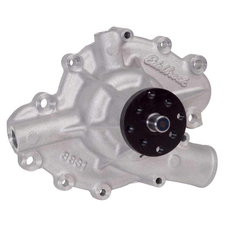 Victor Series Satin Aluminum Water Pump for 1968-1972 AMC 290-401 with Short Style Pump