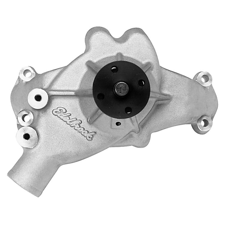 Victor Series Satin Aluminum Water Pump for 1988-Later Big Block Chevy 454 in C/K Pickups