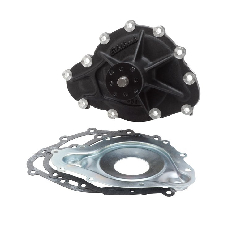 Victor Series Black Aluminum Water Pump for 1969-1979 389-455 Pontaic V8