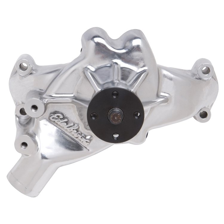 Victor Series Polished Aluminum Water Pump for 1988-Later Big Block Chevy 454 in C/K Pickups