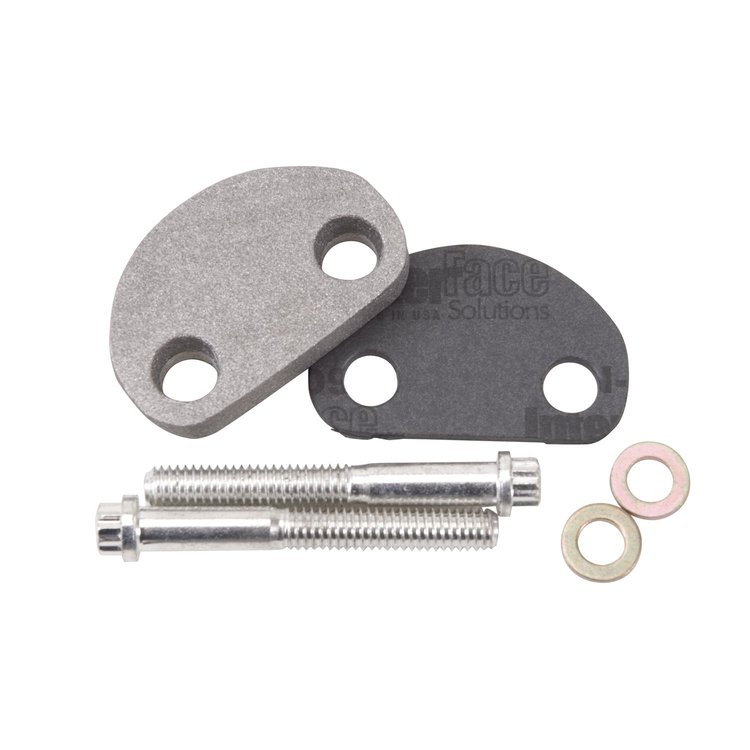 Choke Block-Off Plate Ford 351W/351C