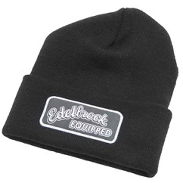 Beanie with Edelbrock Equipped Logo in Black